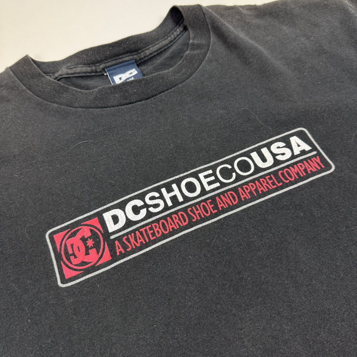 DC × Vintage Vintage DC shoe usa Cropped Washed Faded Tee skateboard y2k Size US L / EU 52-54 / 3 - 6 Thumbnail