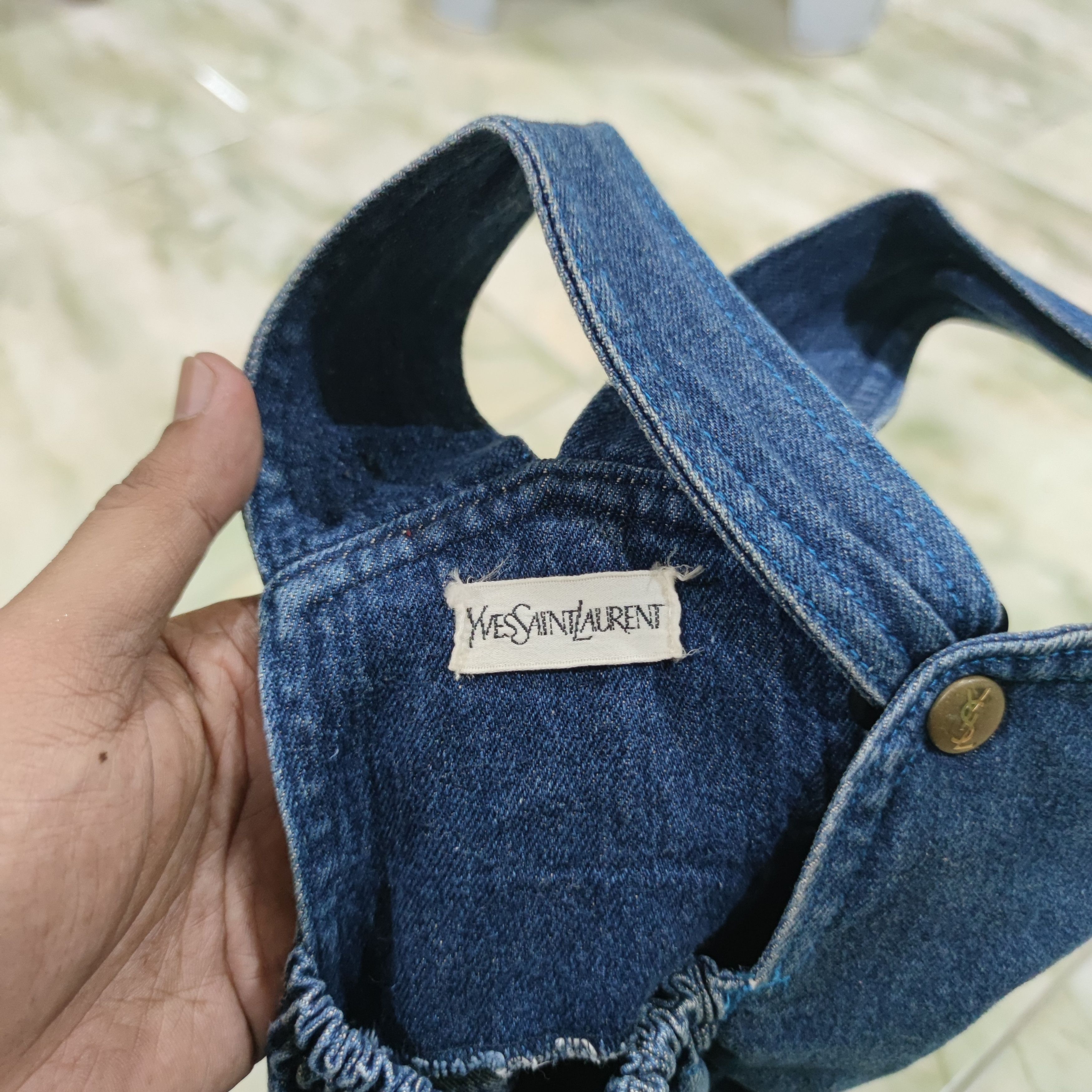 Yves Saint Laurent VINTAGE YVES SAINT LAURENT YSL DENIM BABY OVERALL SIZE 90CM Size ONE SIZE - 10 Thumbnail