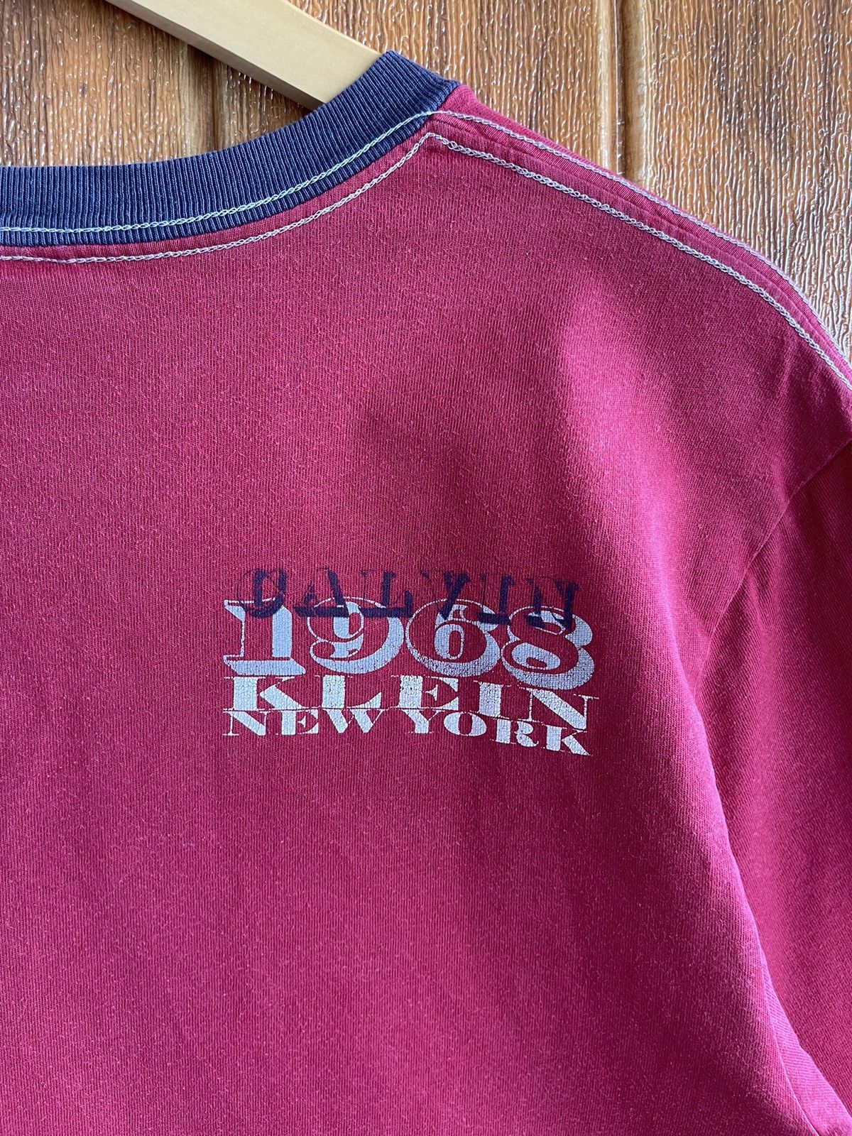 Calvin Klein × Vintage Vintage’90s🔥CALVIN KLEIN🔥New York Faded Tshirt Size US M / EU 48-50 / 2 - 10 Thumbnail