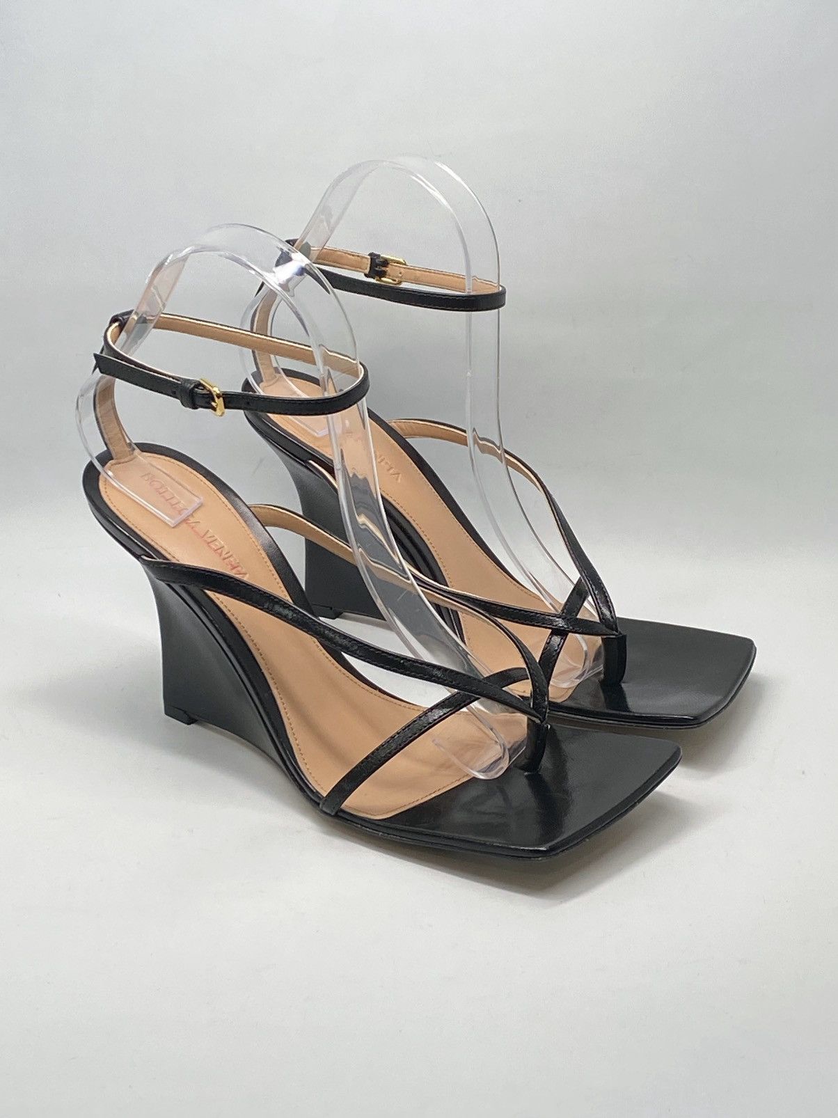 Bottega Veneta Bottega Veneta Stretch Strappy Wedge Sandals size 38.5 Size US 8.5 / IT 38.5 - 1 Thumbnail