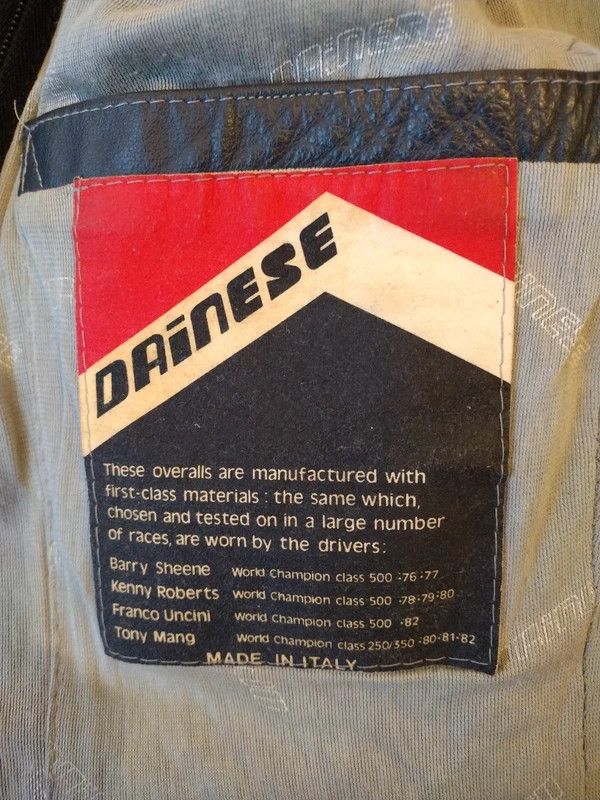 Dainese RARE 1983-84 Archive DAINESE Leather Racing Jacket Size L / US 10 / IT 46 - 14 Thumbnail