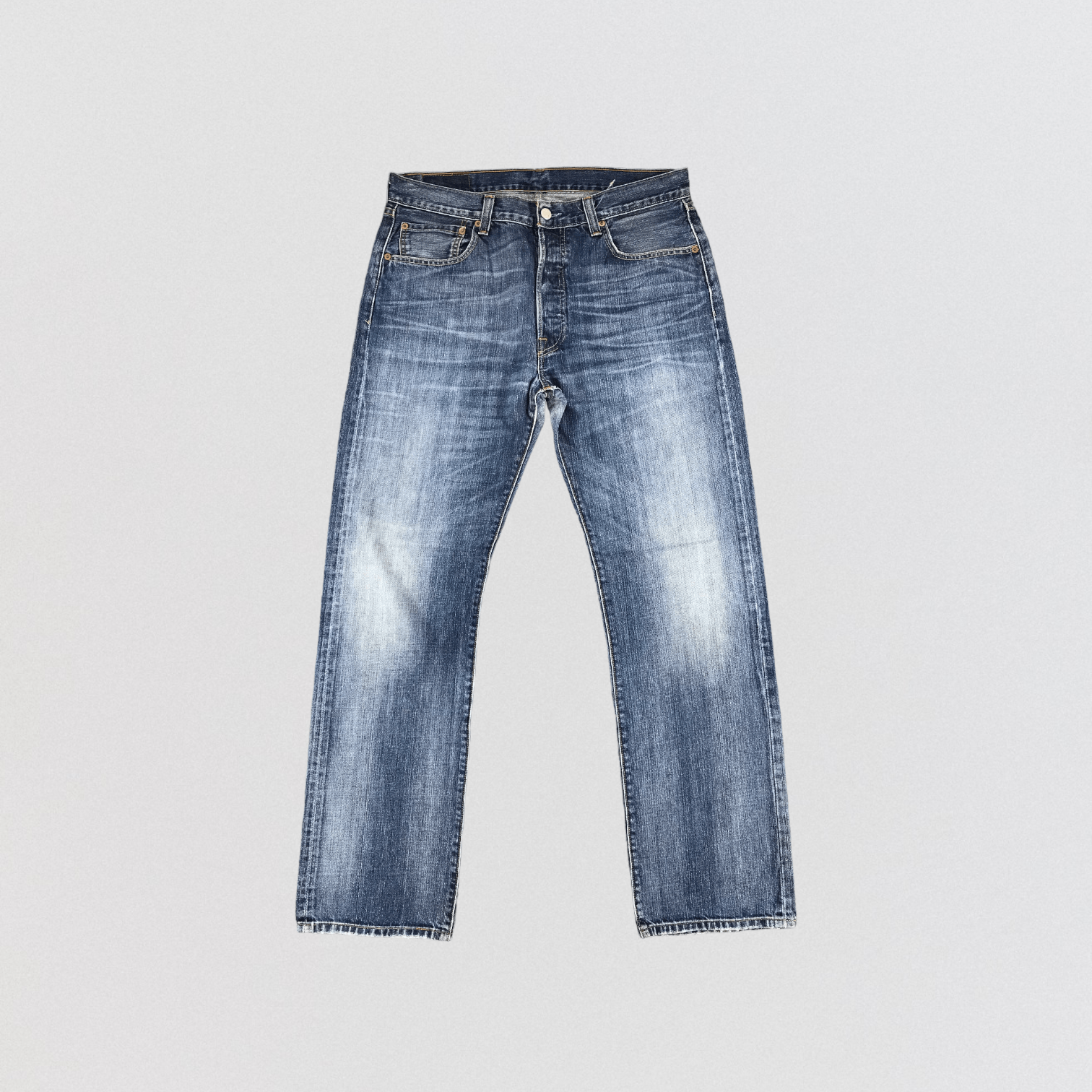 image of Light Wash Levis 501 Jeans-Jm952 in Blue, Men's (Size 34)