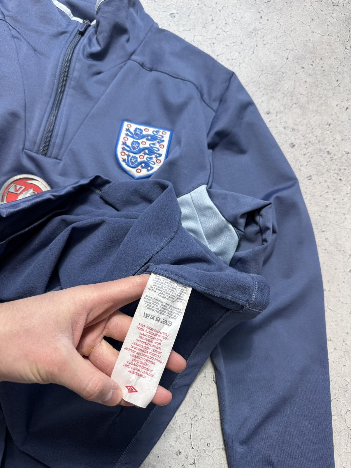 Umbro Vintage Umbro England Team Football Training Jacket Size US XL / EU 56 / 4 - 8 Thumbnail