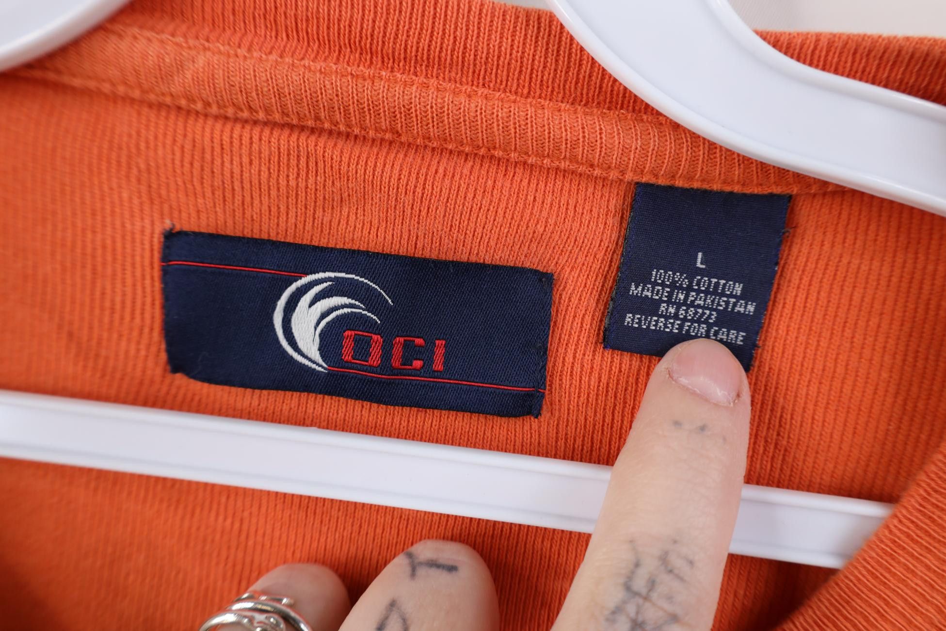 Vintage Vintage 90s Y2K Streetwear Ribbed Knit Henley T-Shirt Size US L / EU 52-54 / 3 - 6 Thumbnail