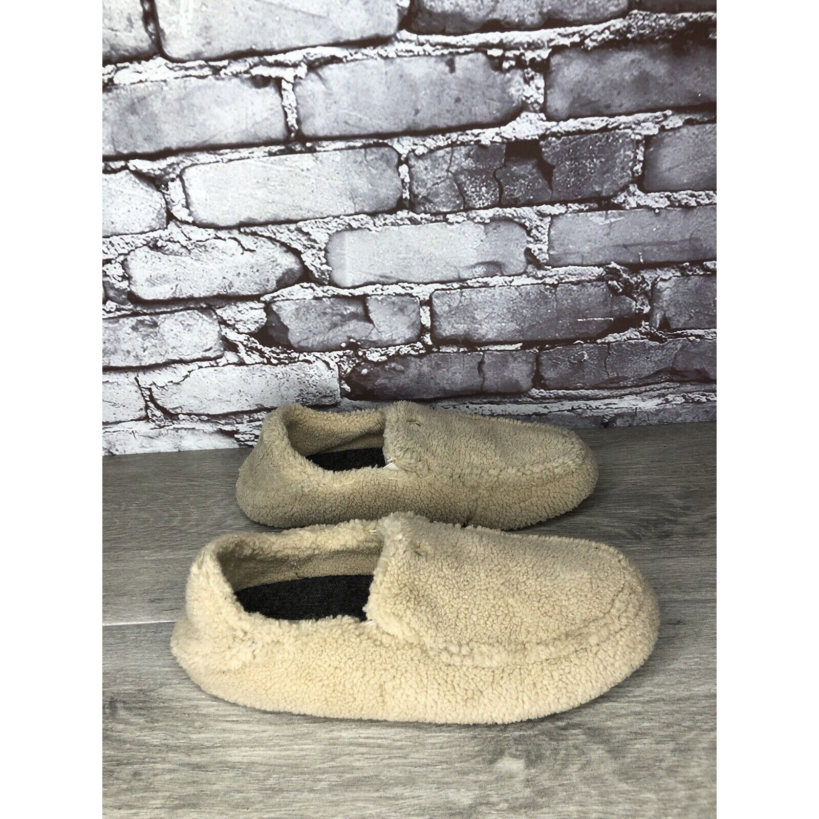 Olukai OLUKAI Nohea Heu Tan Sandbar Faux Fur Slippers Loafers Shoes Size US 8 / IT 38 - 17 Thumbnail