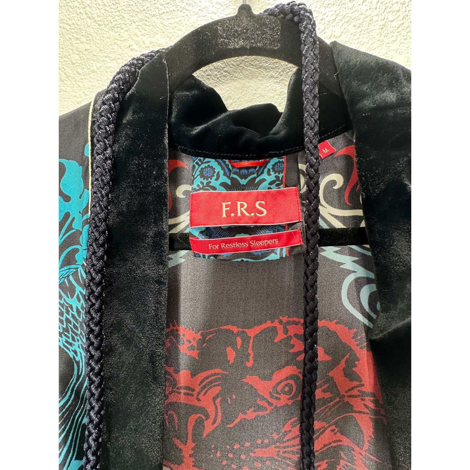 F.R.S F.R.S. Cream Black Blue Red Multi Bird Floral Tiger Kimono M Size 27" / US 4 / IT 40 - 13 Thumbnail