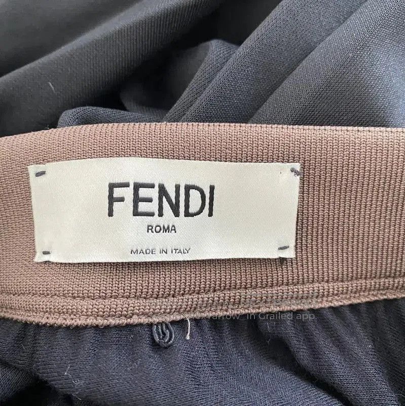 Fendi Fendi Black Cotton Midi Skirt for Women . Size 23" - 4 Thumbnail