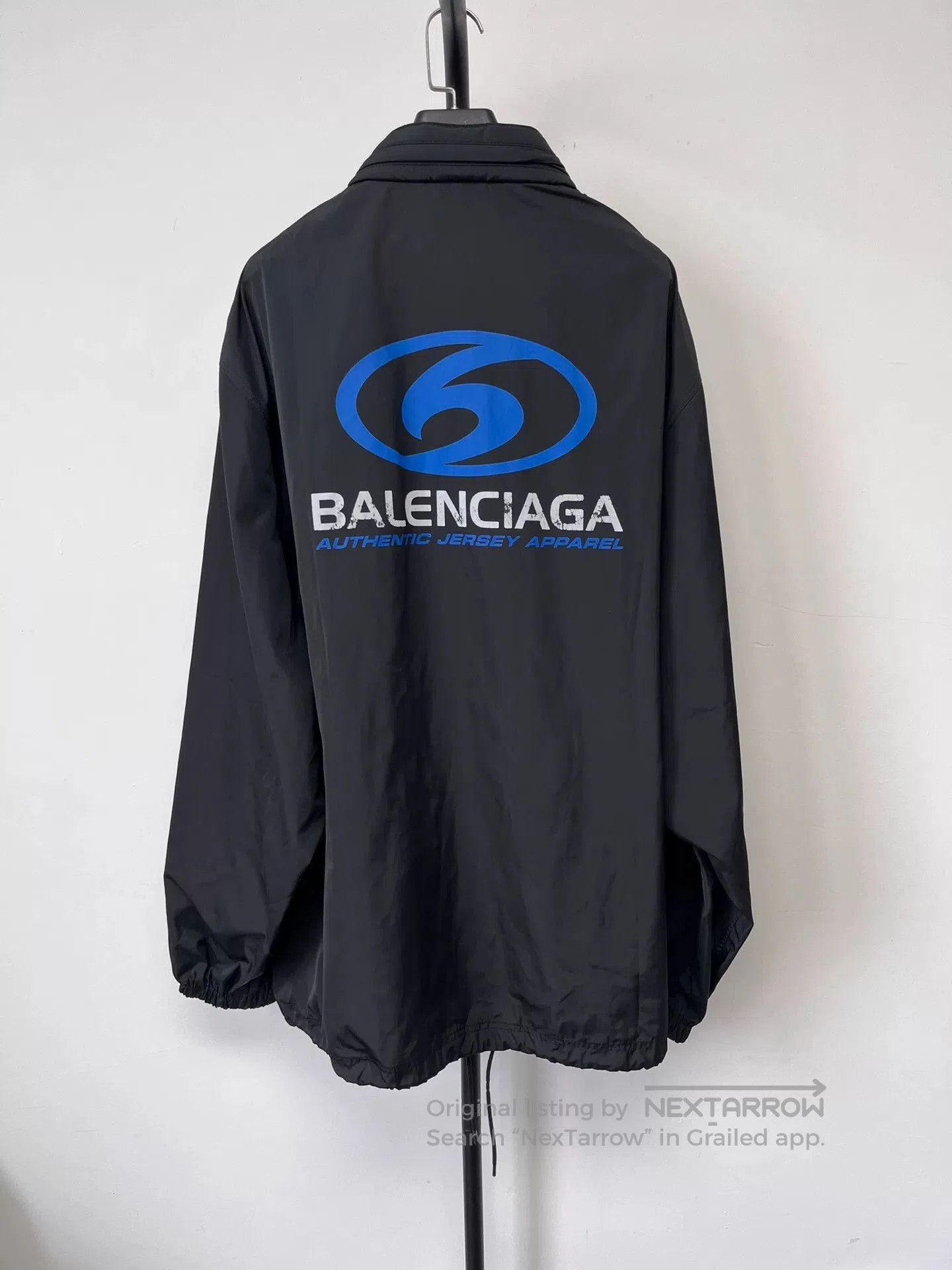 Balenciaga Balenciaga Logo Print Crewneck Button Jacket Men's. Size US S / EU 44-46 / 1 - 1 Thumbnail