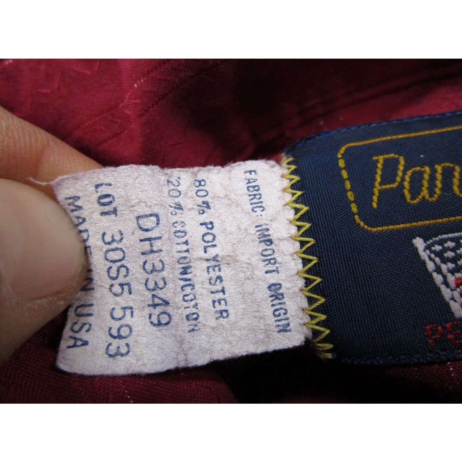 Vintage VINTAGE Panhandle Slim Western Shirt Mens XL Red 16.5-35 Slimming Snap Button-Up Long Sleeve Cotton Regular Fit Pearl Snap Rodeo 90s USA Size US XL / EU 56 / 4 - 4 Thumbnail