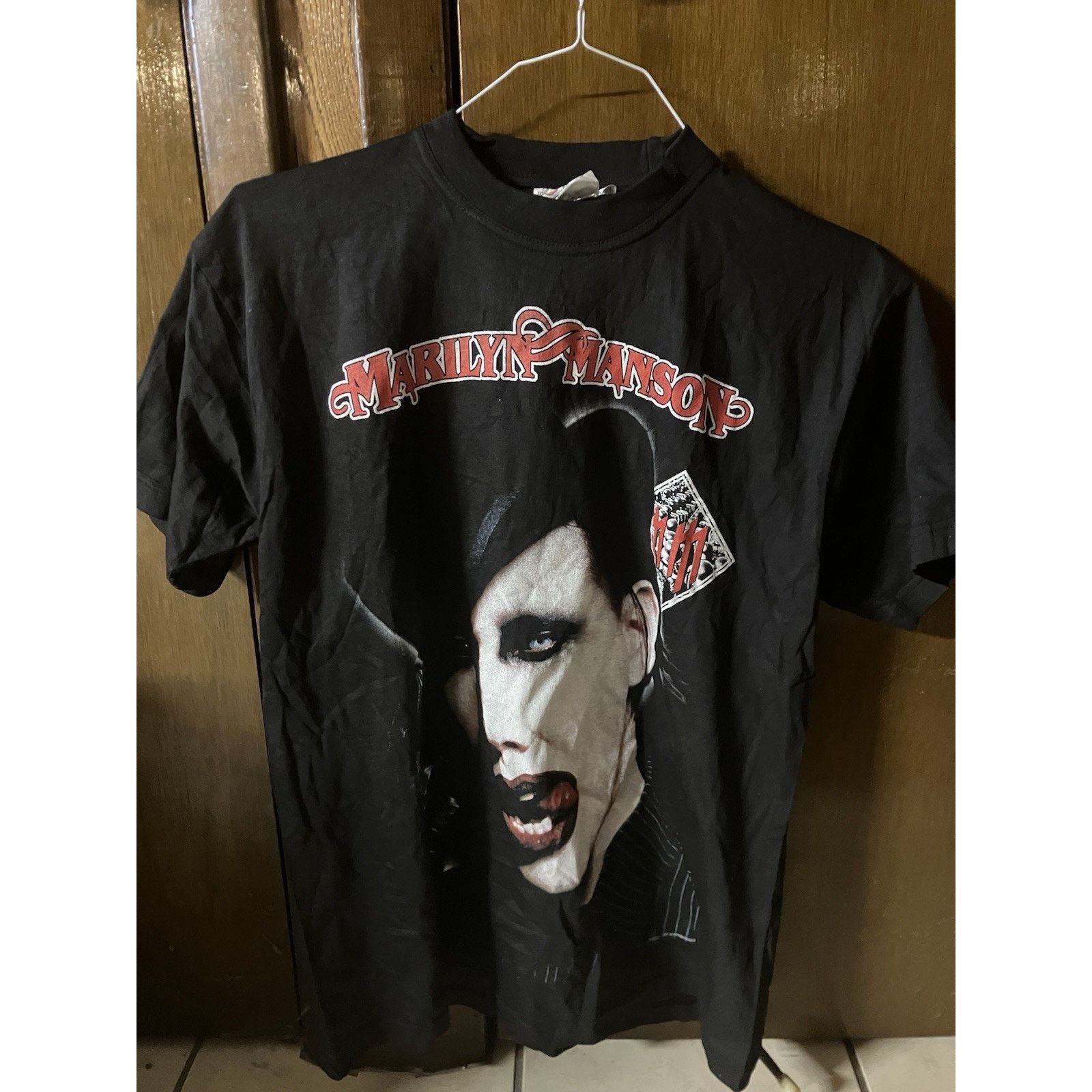 Marilyn Manson Vtg 2003 Marilyn Manson Mobscene Shirt XL - Big Apple Tag Size US XL / EU 56 / 4 - 1 Thumbnail