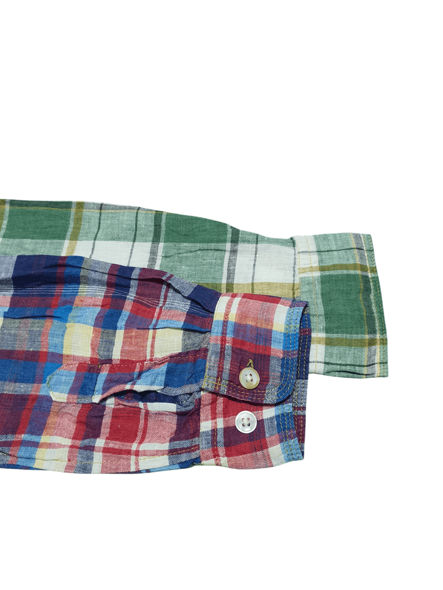 Japanese Brand CUBE SUGAR 19.5”/26” THIN CLOTH CHECKED SHIRT Size US M / EU 48-50 / 2 - 7 Thumbnail