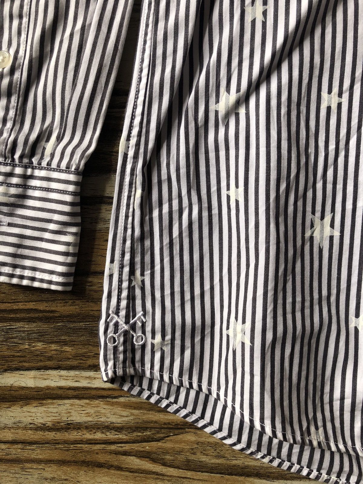 Sophnet. B/D shirt striped star logo printed Size US M / EU 48-50 / 2 - 3 Thumbnail