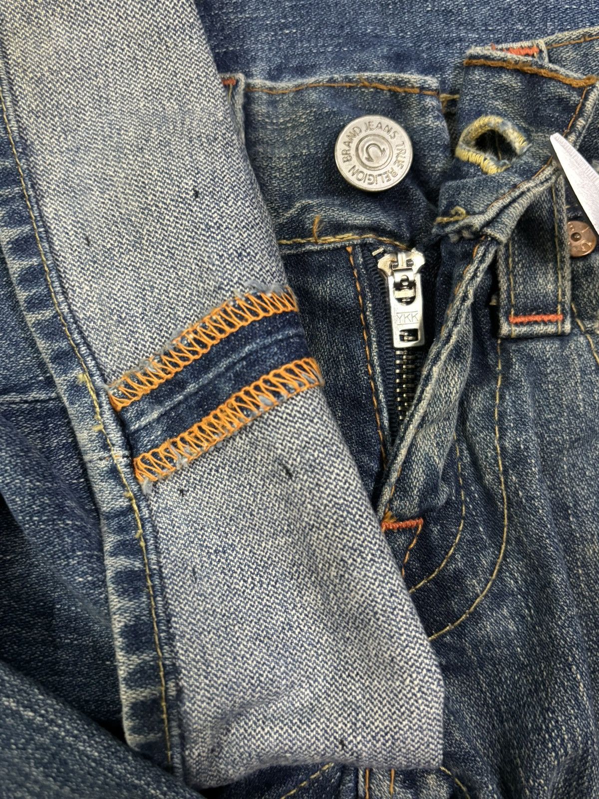 True Religion Vintage True Religion Joey Mud Washed Flare Distressed Jeans Size US 28 / EU 44 - 4 Thumbnail