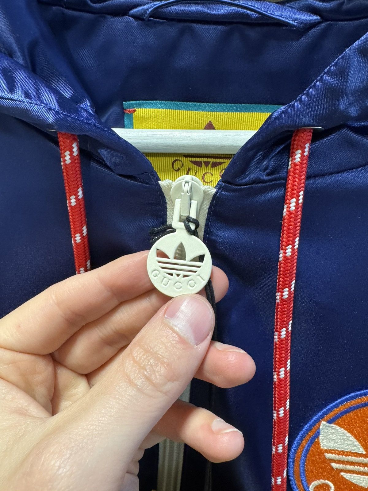 Adidas × Gucci Gucci X Adidas GG Satin Jacket NEW 3200$ Size US S / EU 44-46 / 1 - 3 Thumbnail