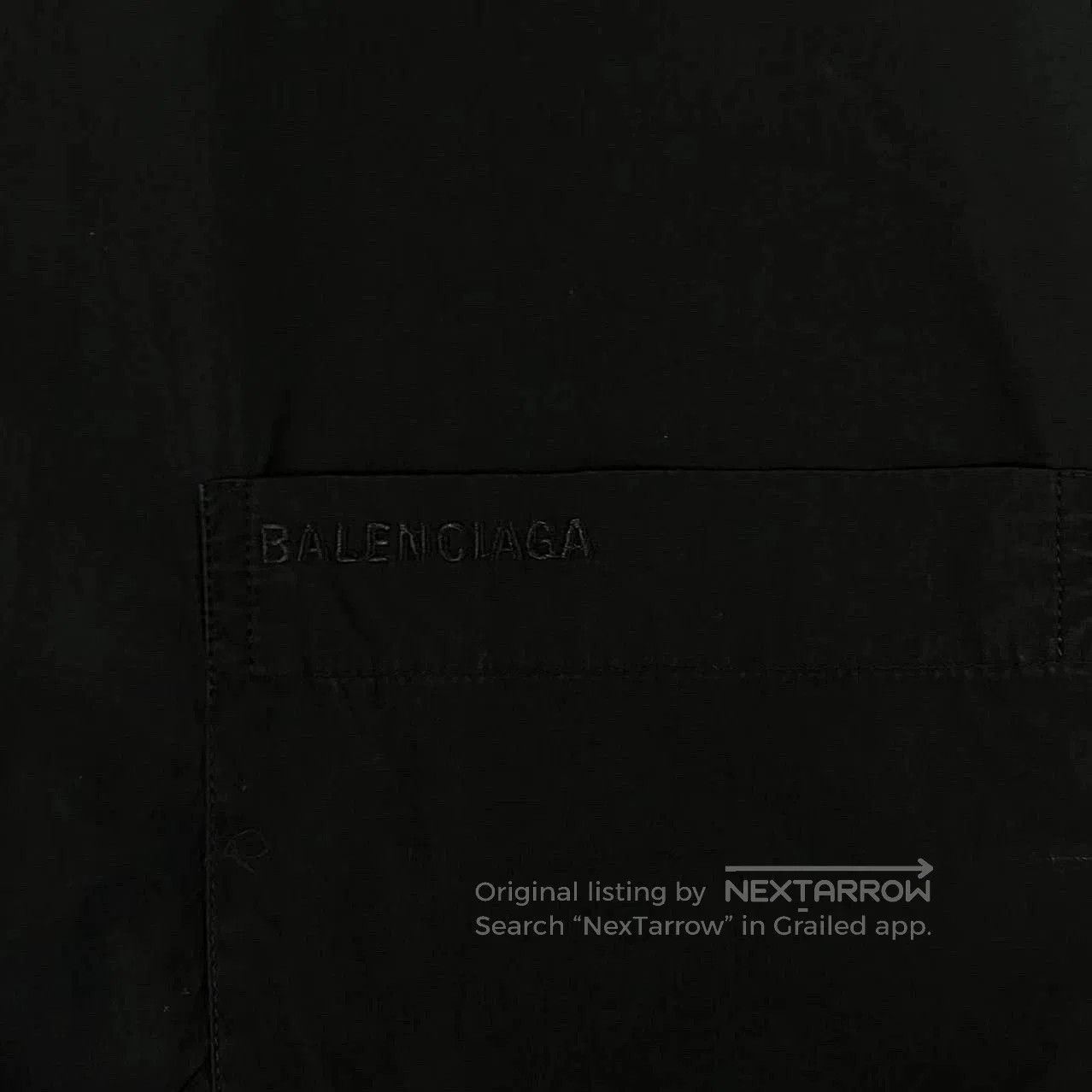 Balenciaga balenciaga black oversized shirt jacket. Size US M / EU 48-50 / 2 - 4 Thumbnail