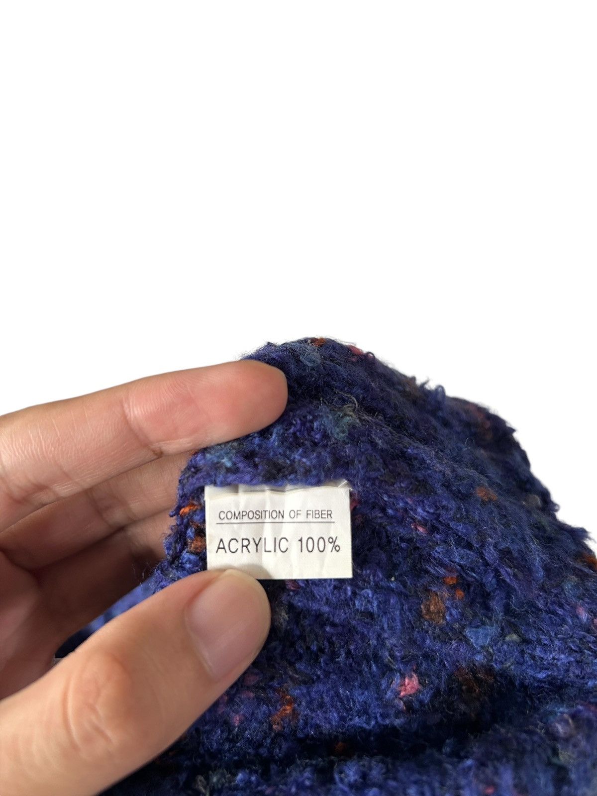 Japanese Brand × Kapital × Vintage Crochet Knitted Hairy Rare Beanie Hats☠️☠️ Size ONE SIZE - 5 Thumbnail