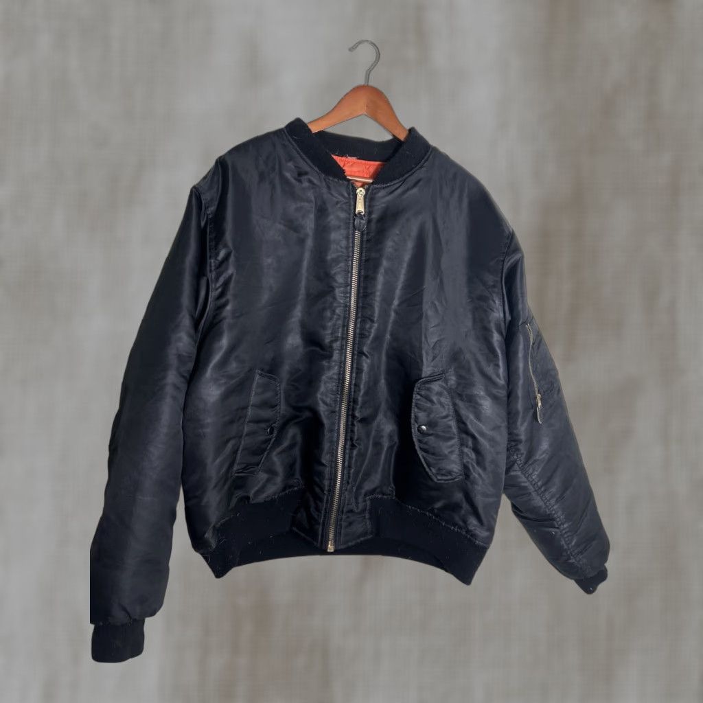 Rothco VINTAGE Rothco MA1 Reversible Military Intermediate MIL-J-6141 Bomber Flight Jacket XXXL Size US XXL / EU 58 / 5 - 1 Thumbnail