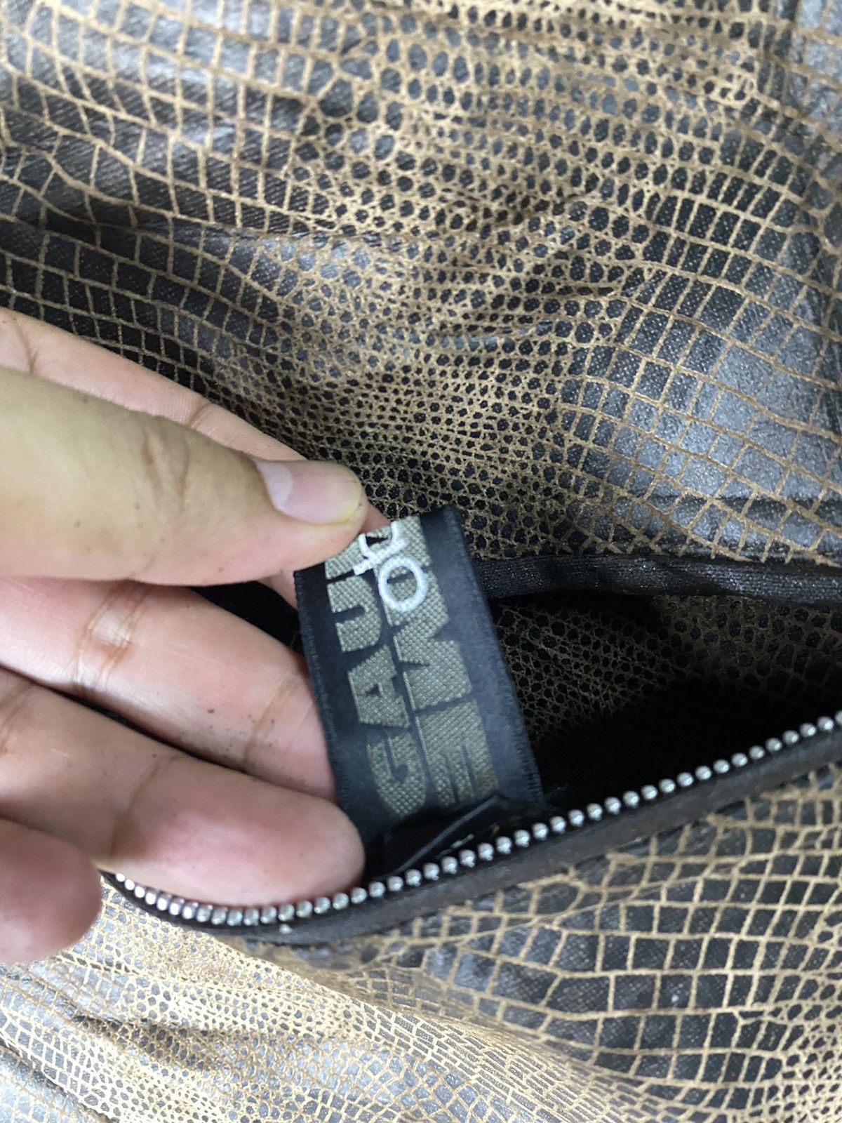 Gaultier Homme Objet Rare Gaultier Homme Objet Crocodile Leather Sherpa Jacket Size US L / EU 52-54 / 3 - 10 Thumbnail