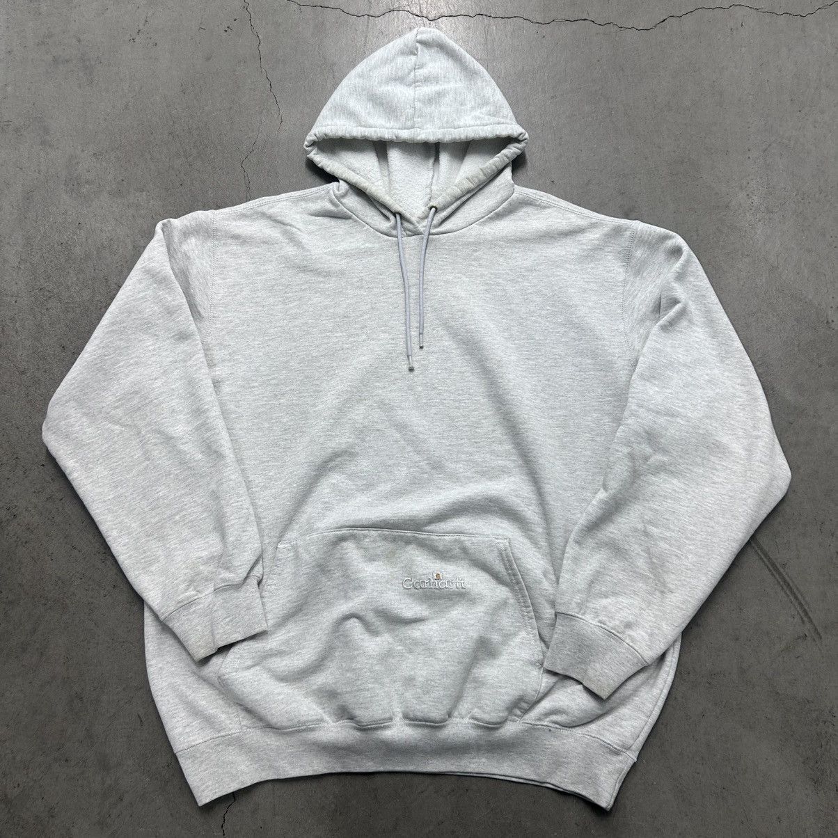 Carhartt × Vintage Vintage carhartt grey hoodie Size US XL / EU 56 / 4 - 1 Thumbnail