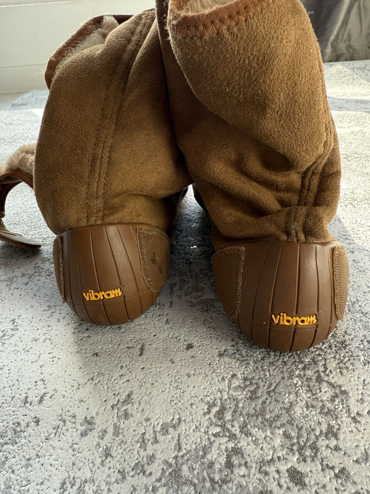 Japanese Brand Rare Furoshiki Vibram Y2K Fur Suede Japanese Shoes Size38-39 Size US 6.5 / EU 39-40 - 5 Thumbnail