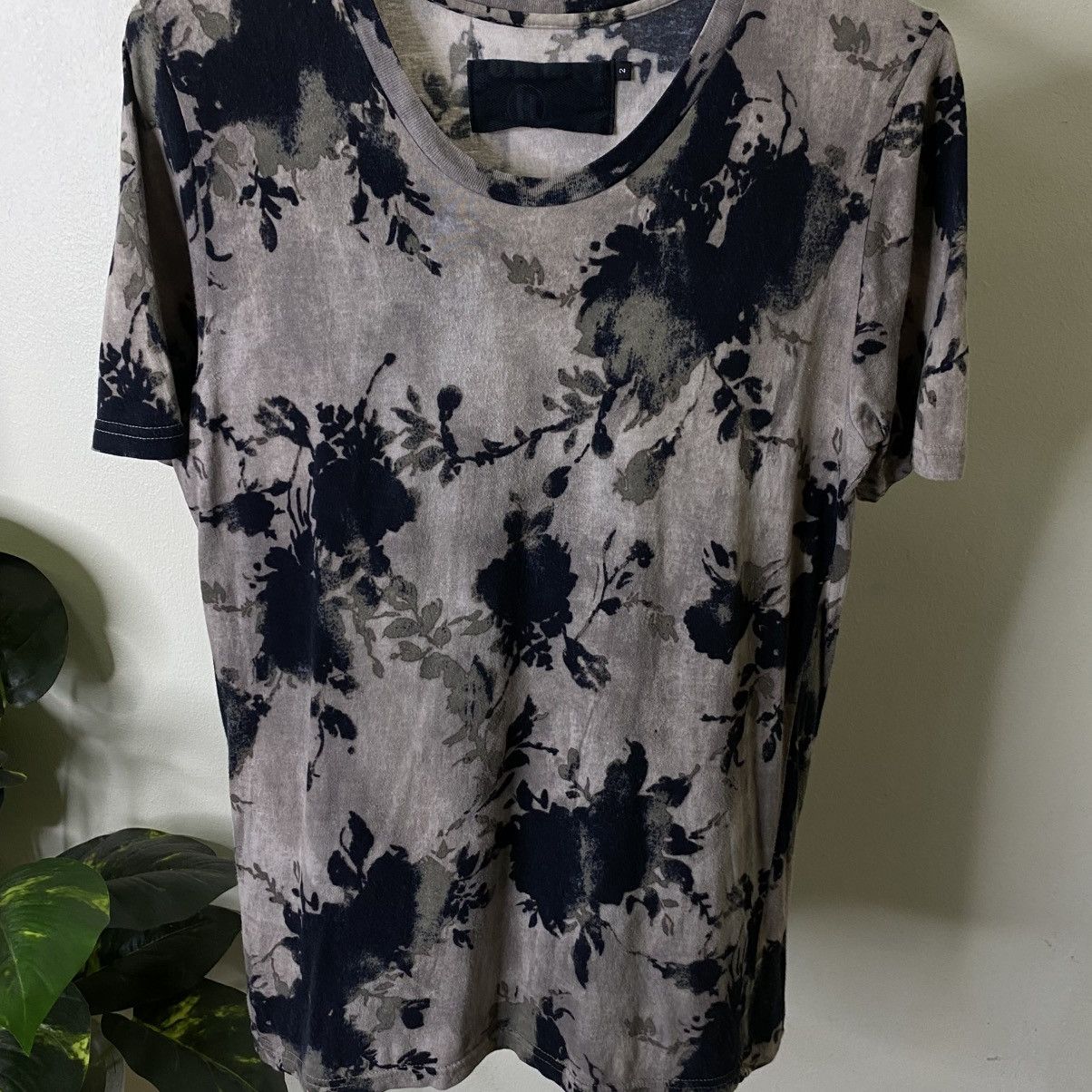 gomme Maki Hiroshige Issey Miyake Yohji Yamamoto Floral AOP Tee Size US M / EU 48-50 / 2 - 2 Thumbnail