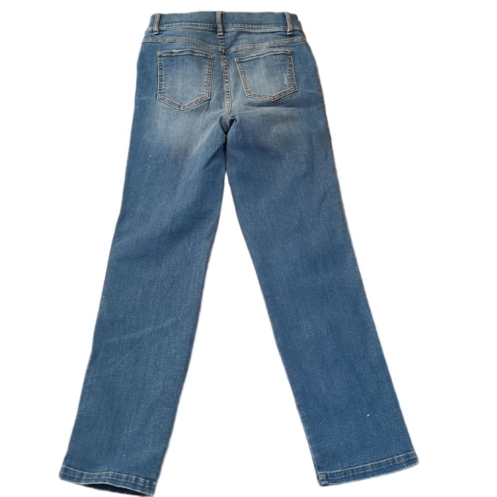 Spanx Spanx Vintage Indigo Straight Leg Pull On Jeans Size S Tall Size 27" / US 4 / IT 40 - 9 Thumbnail