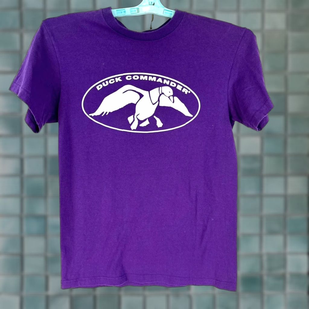 Vintage Duck Commander Graphic Tee Size S Purple Crew Neck Short Sleeve Nature Mens Size US S / EU 44-46 / 1 - 1 Thumbnail