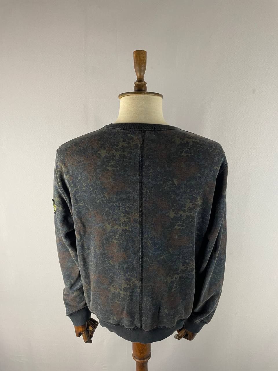 Stone Island Stone Island Camo Crewneck Sweatshirt Size US XL / EU 56 / 4 - 10 Thumbnail