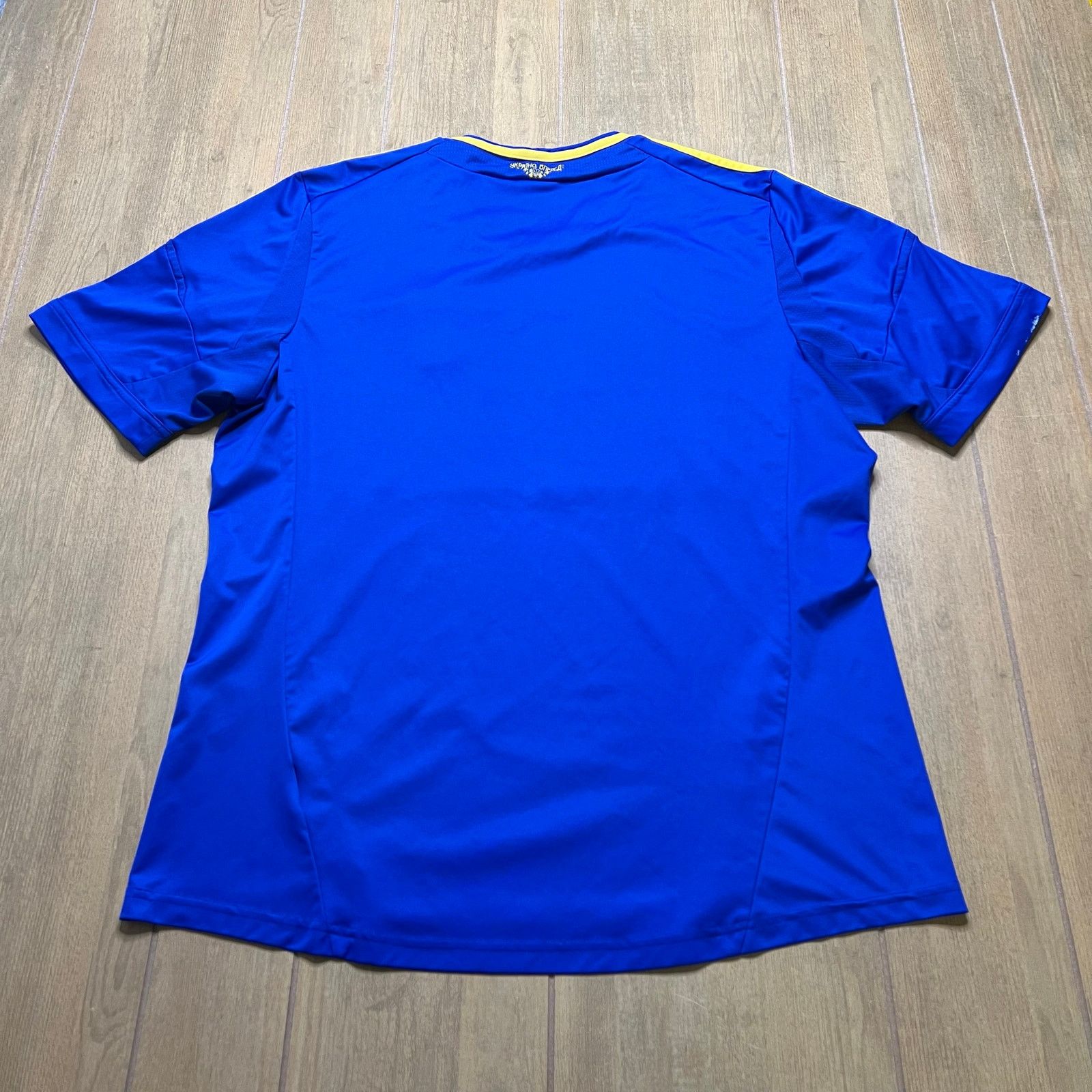 Adidas Ukraine Jersey Away football Soccer shirt 2012 Adidas Sz XL Size US XL / EU 56 / 4 - 8 Thumbnail