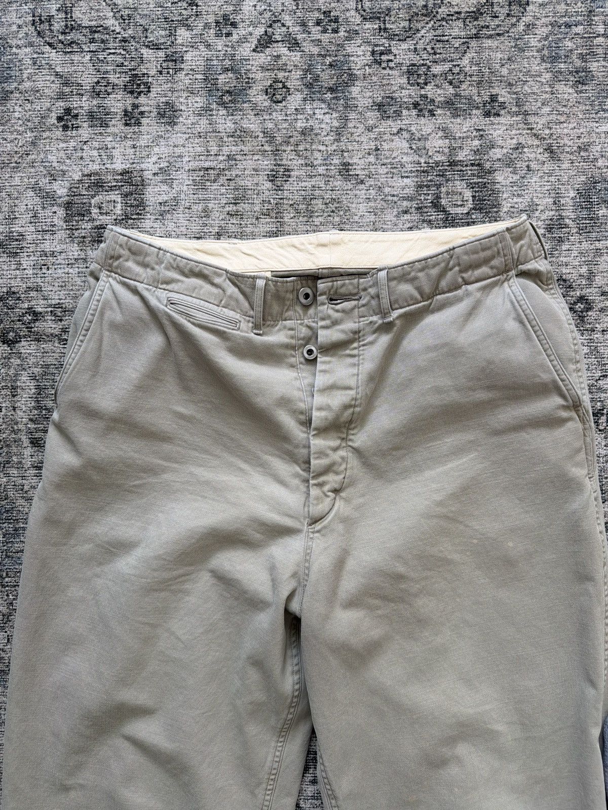 A.PRESSE A.Presse Vintage Chino Trousers Size US 31 - 2 Thumbnail