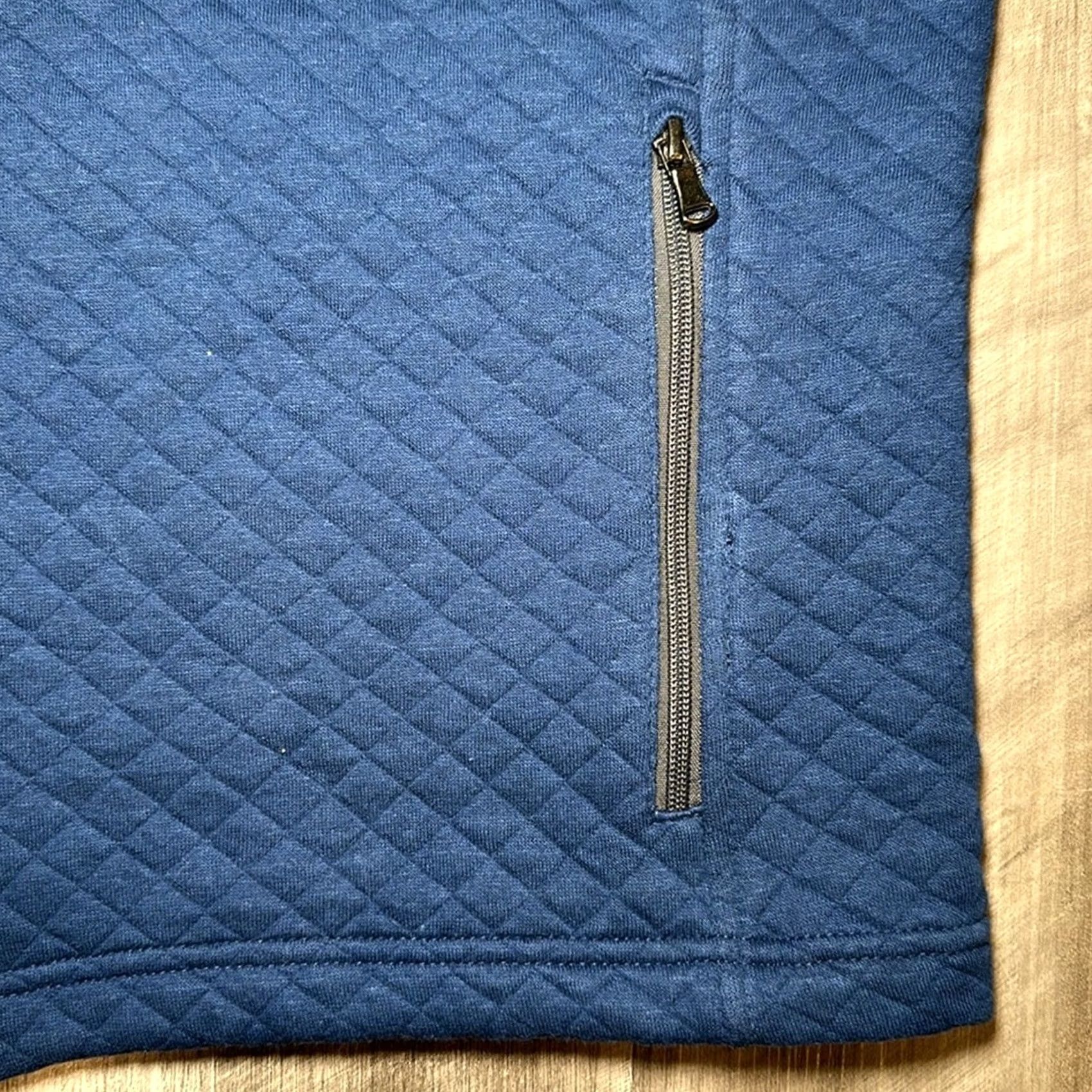 Vintage VINTAGE BYU Idaho Vantage Quilted Vest Men Medium Blue NWOT Cotton Blend Vest Size US M / EU 48-50 / 2 - 4 Thumbnail