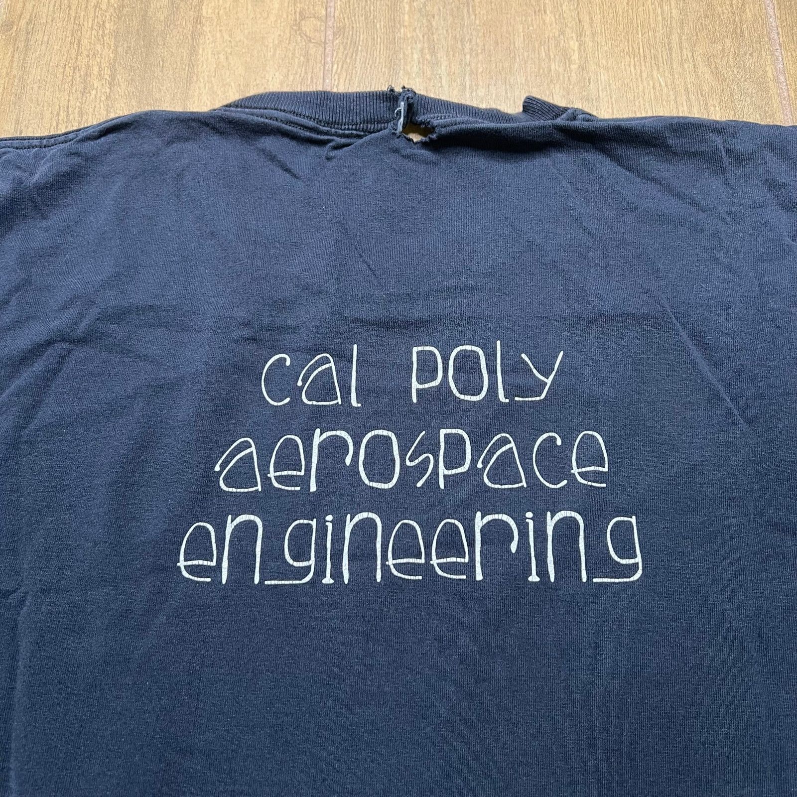Vintage Vintage Cal Poly Aerospace Engineering T Shirt Rocket Large Size US L / EU 52-54 / 3 - 4 Thumbnail