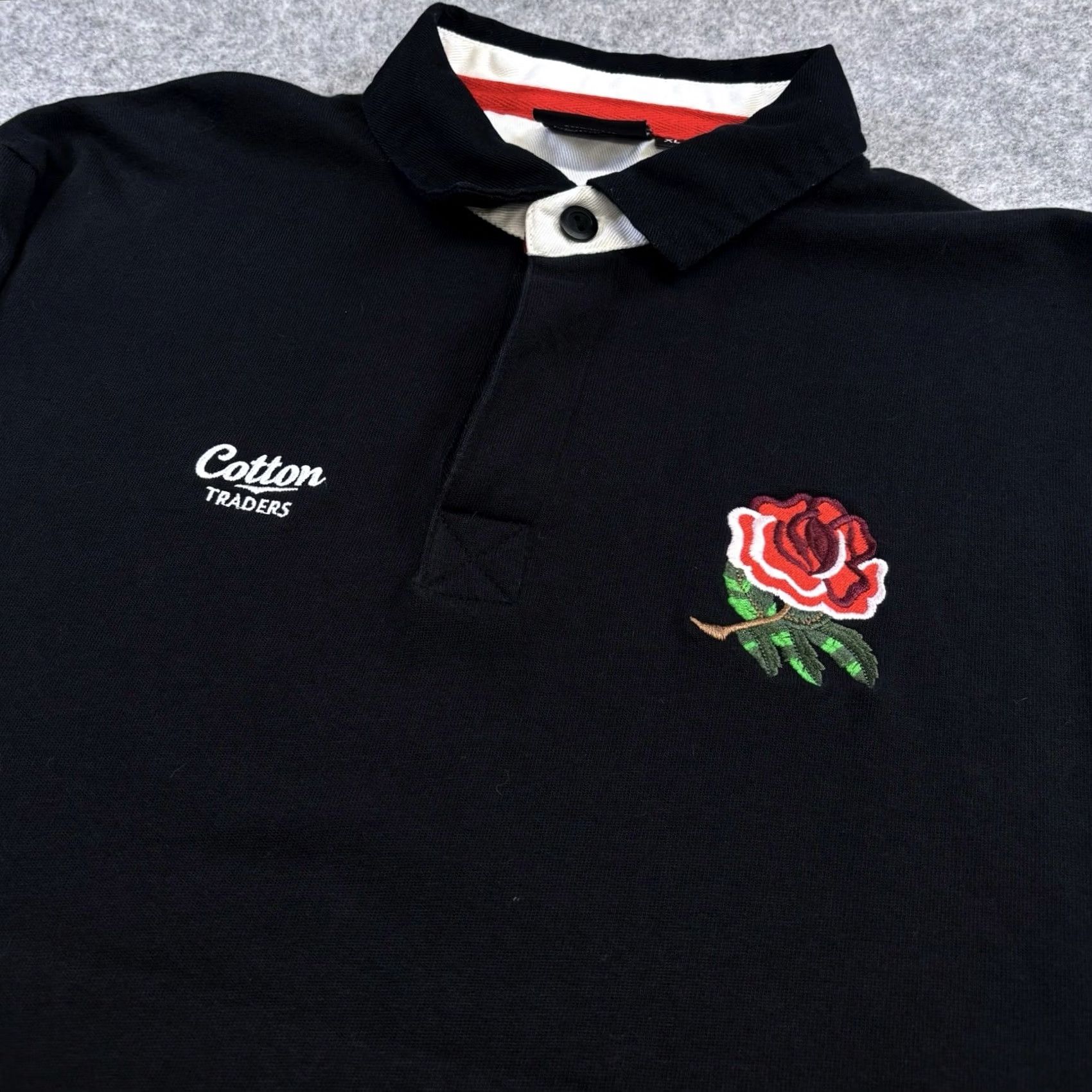 Cotton Traders Cotton Traders Guinness England Rugby Polo XL Short Sleeve Black Shirt Size US XL / EU 56 / 4 - 3 Thumbnail