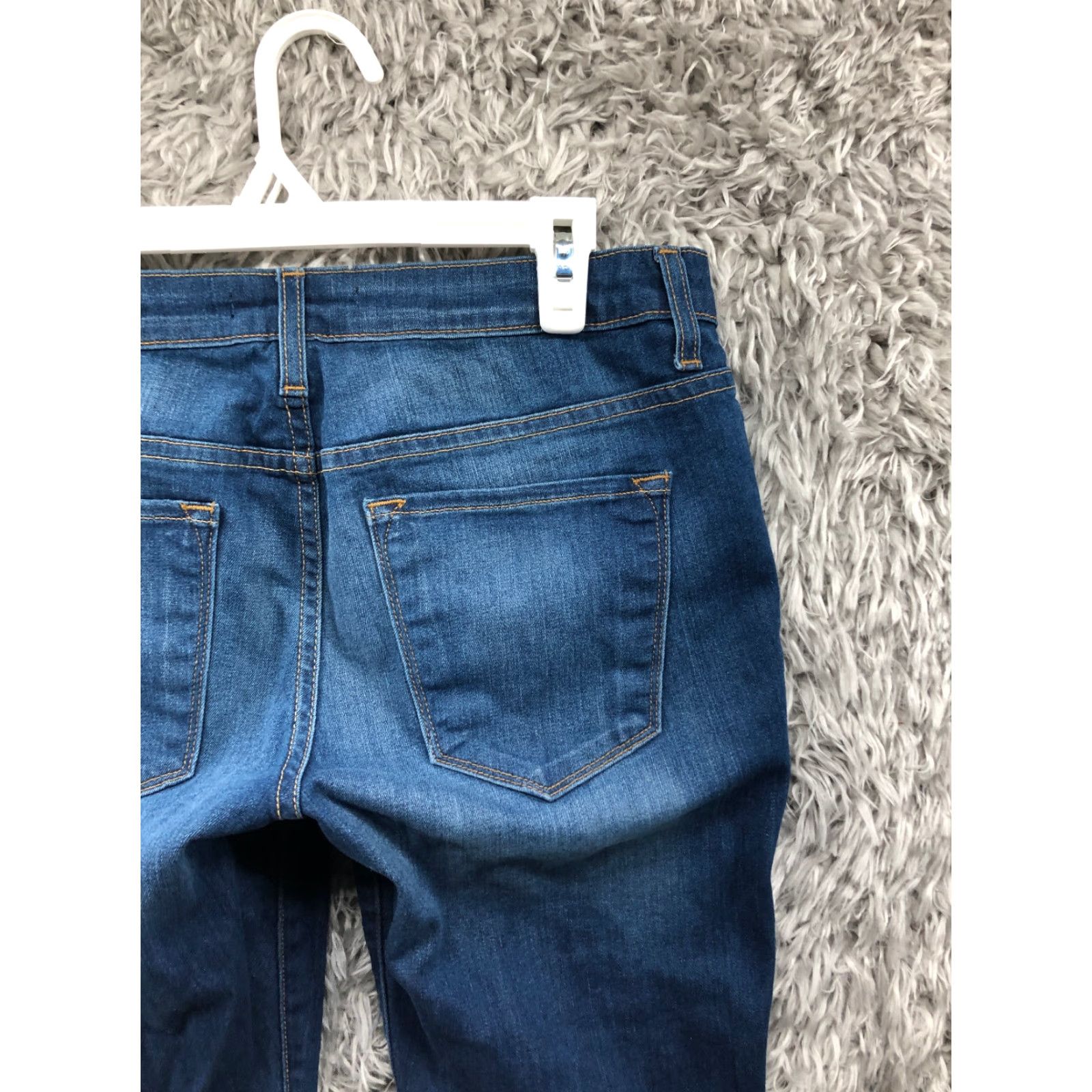 Denime Four Seasons Jeans Womens Size 29 Dark Wash Blue Denim Skinny Size 29" - 6 Thumbnail