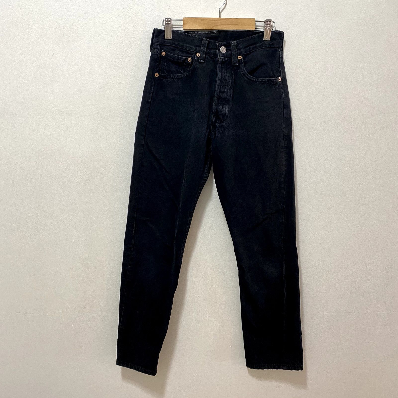 Levi's × Vintage Vintage Levi's 501 Black Denim Jeans Made In USA Punk Grunge Size US 26 / EU 42 - 1 Thumbnail