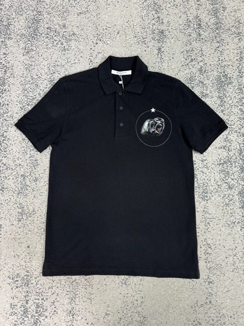 Givenchy Givenchy Chest Howler Monkey Print Short Sleeve Polo Shirt Size US S / EU 44-46 / 1 - 1 Thumbnail