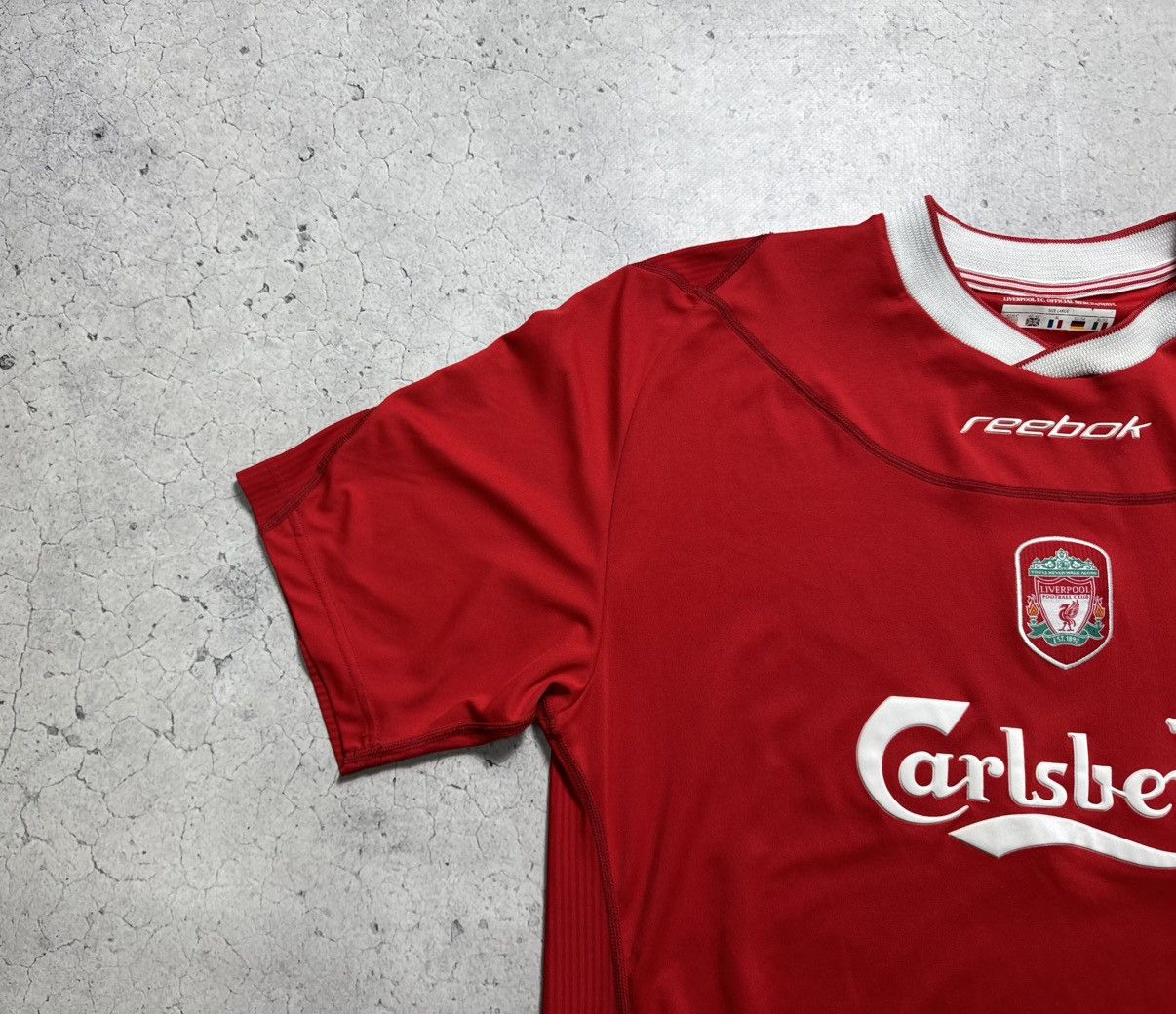 Reebok Reebok FC Liverpool 2002/2004 Vintage Soccer Jersey Shirt Size US XL / EU 56 / 4 - 4 Thumbnail