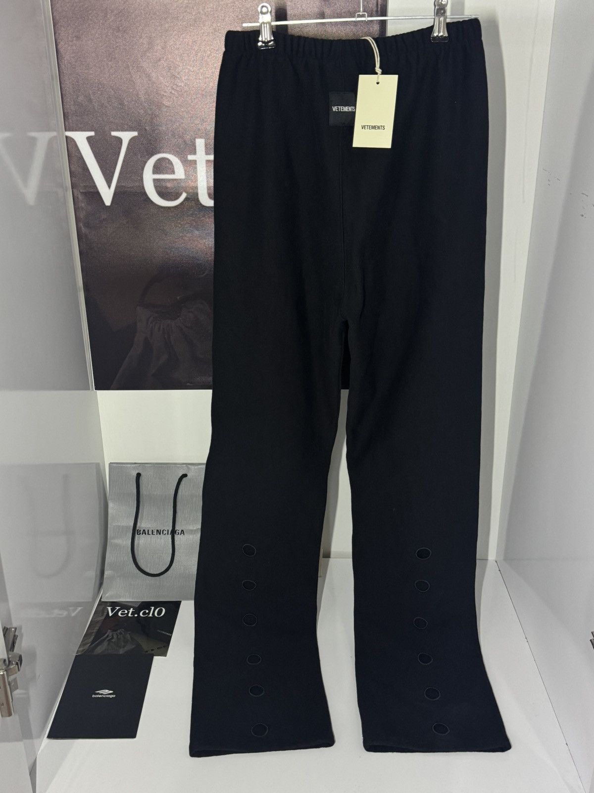 ✅Vetements 2019 black Sweatpants