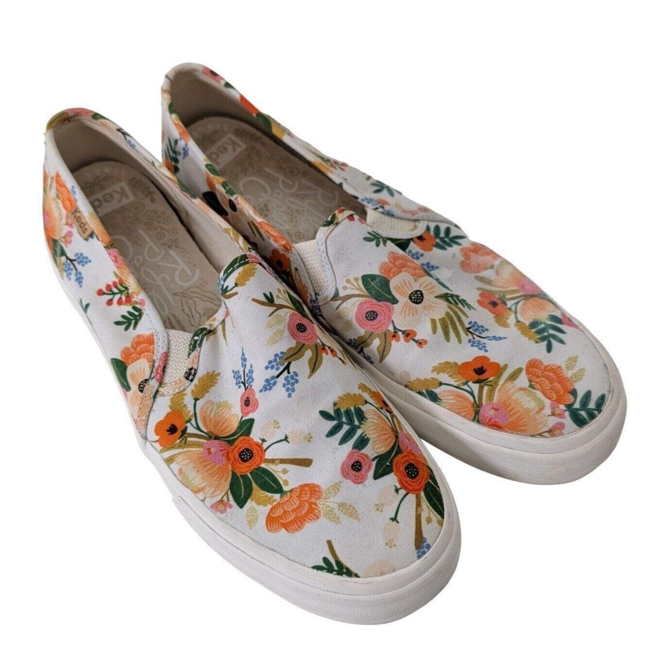 Keds Keds Rifle Paper Co Floral Sneakers Womens Size 11 White Size US 11 / IT 41 - 1 Thumbnail