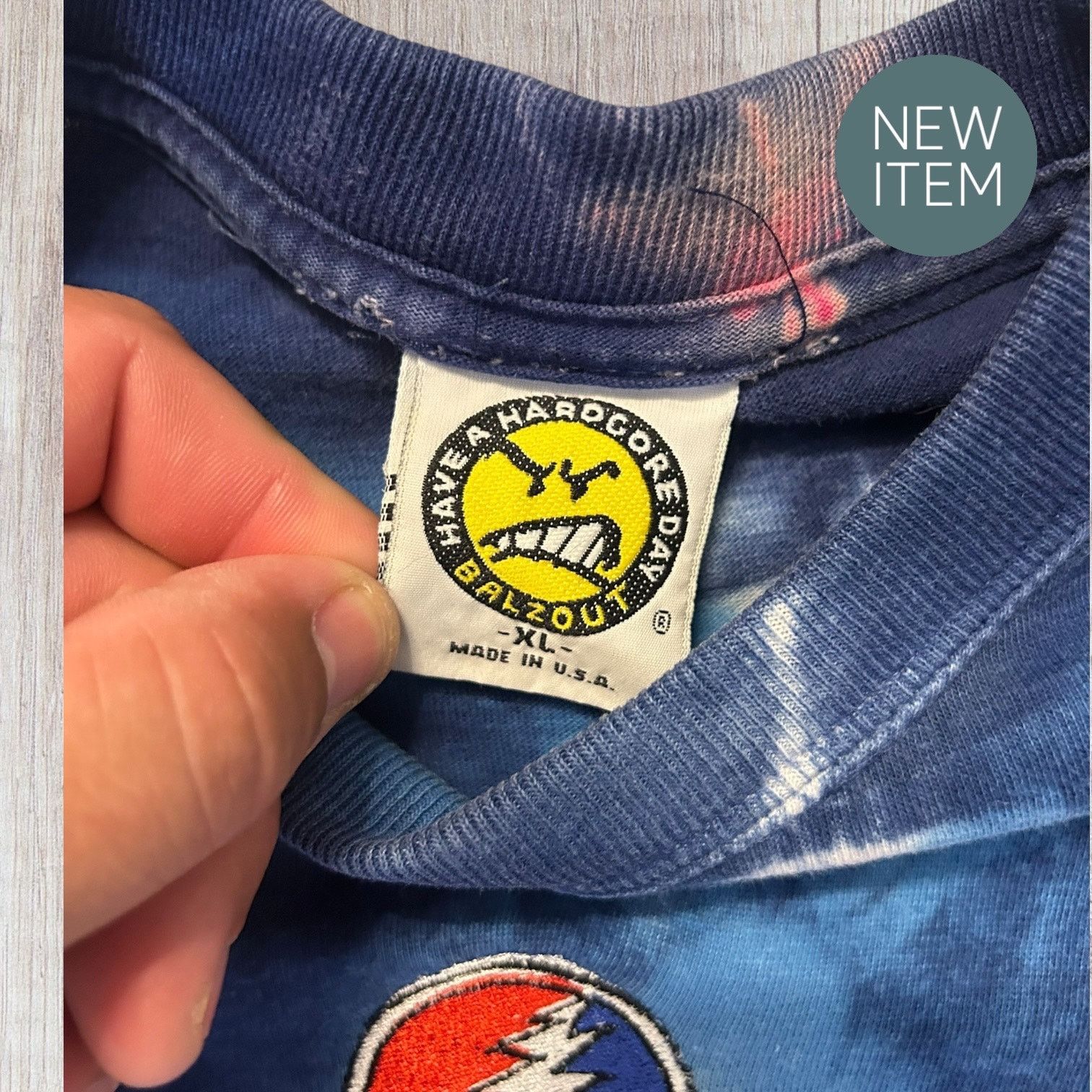 Grateful Dead Vintage 90s Grateful Dead shirt XL Boxy Fit Steal Your Face Size US XL / EU 56 / 4 - 2 Thumbnail