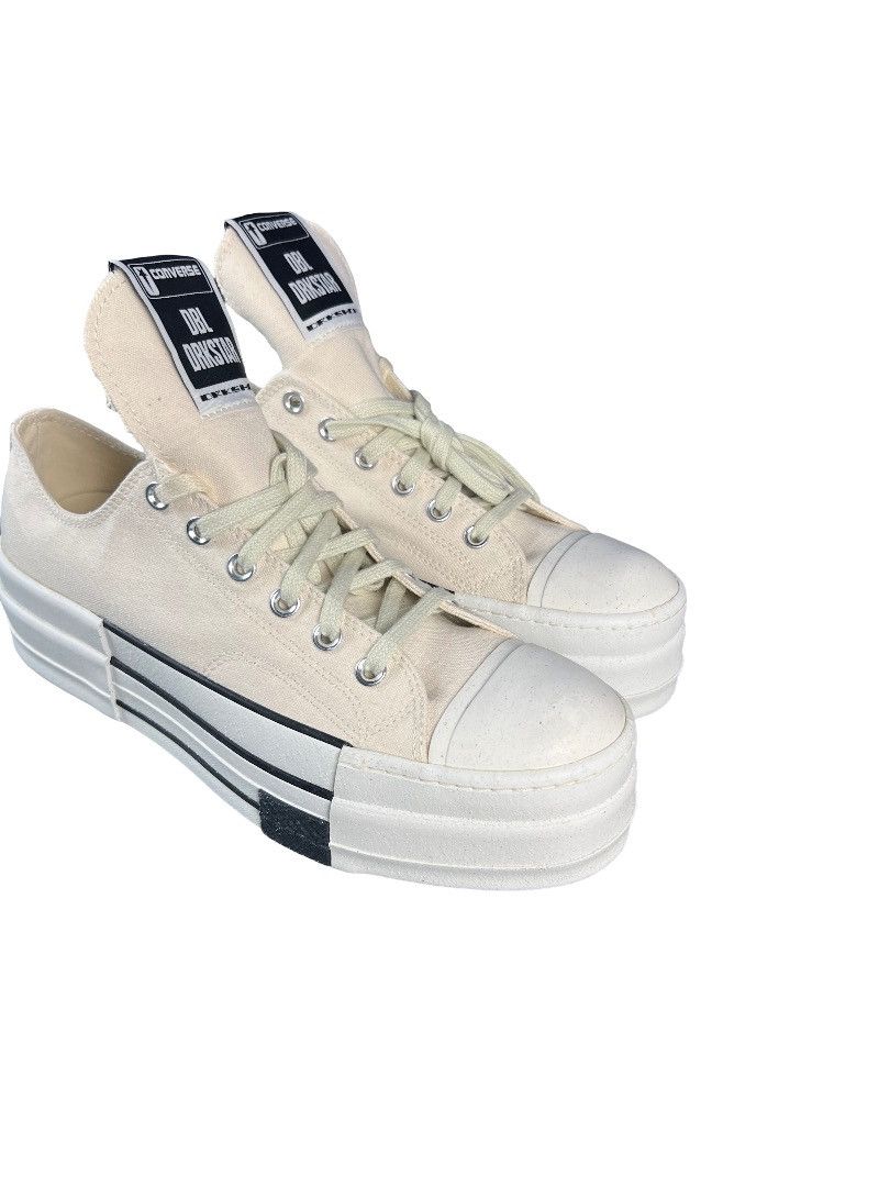 Rick Owens Converse x Rick Owens DRKSHDW DBL DRKSTAR Low Ivory – US 9.5 Size US 9.5 / EU 42-43 - 3 Thumbnail