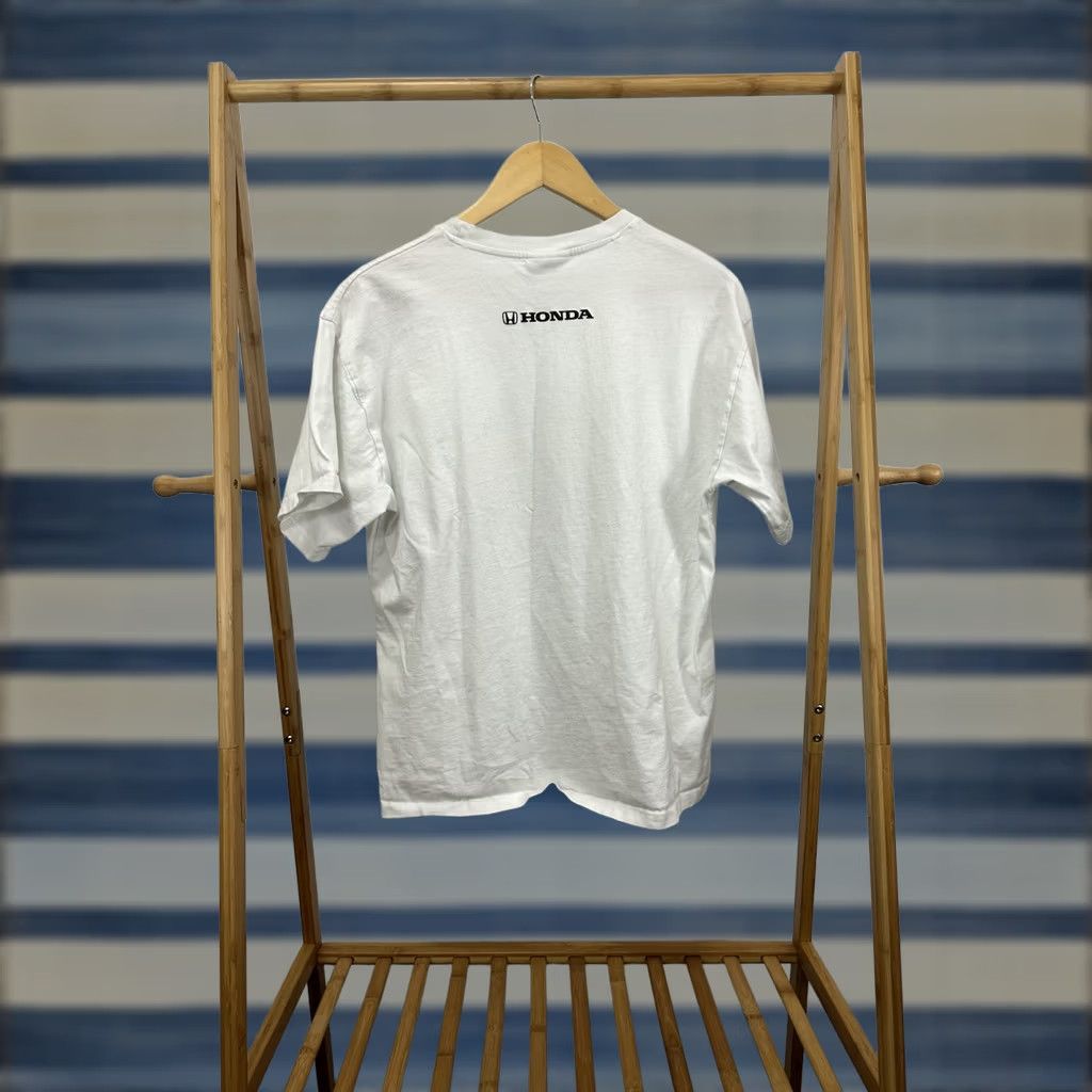 Honda Honda Civic SR 1996 Promo Doubled Sided Boxy Cropped T-Shirt Size L White Mens Short Sleeve Shirt Racing Car Street Style Size US L / EU 52-54 / 3 - 1 Thumbnail