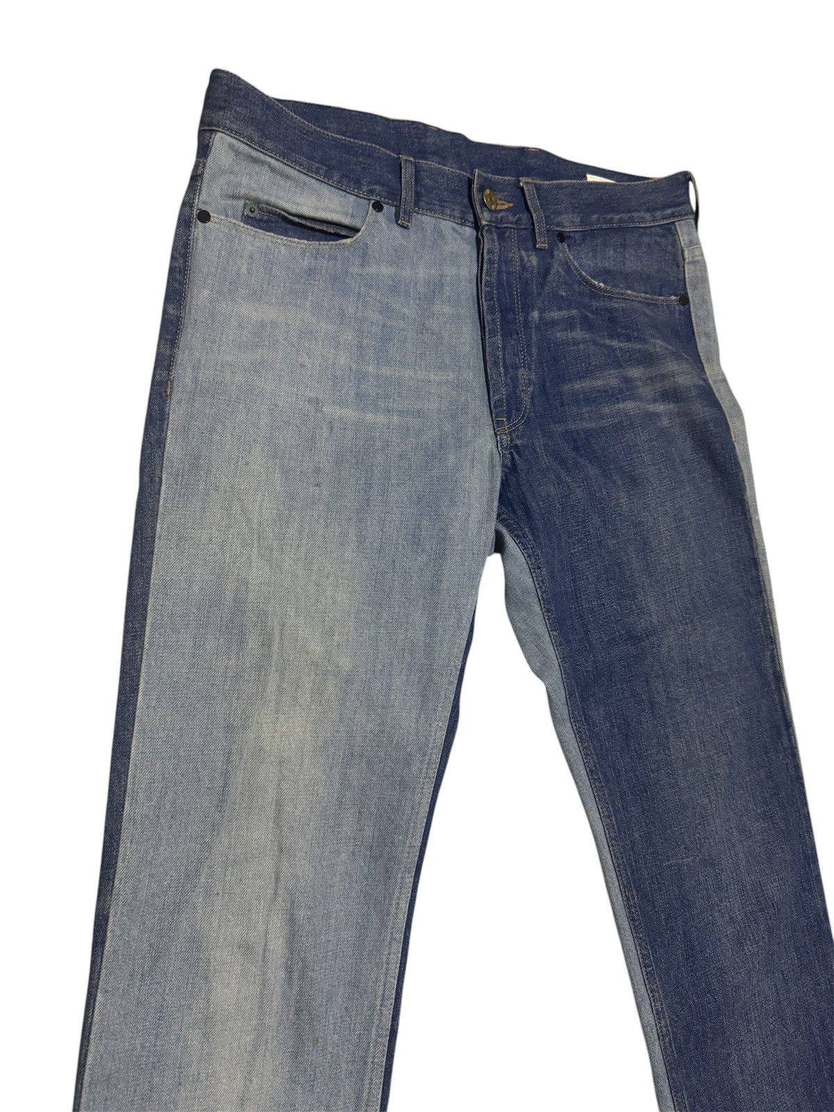 Lanvin × Vintage OG Lanvin Dior 2 Tones Colour Denim Straight Cut Jeans Size US 32 / EU 48 - 3 Thumbnail