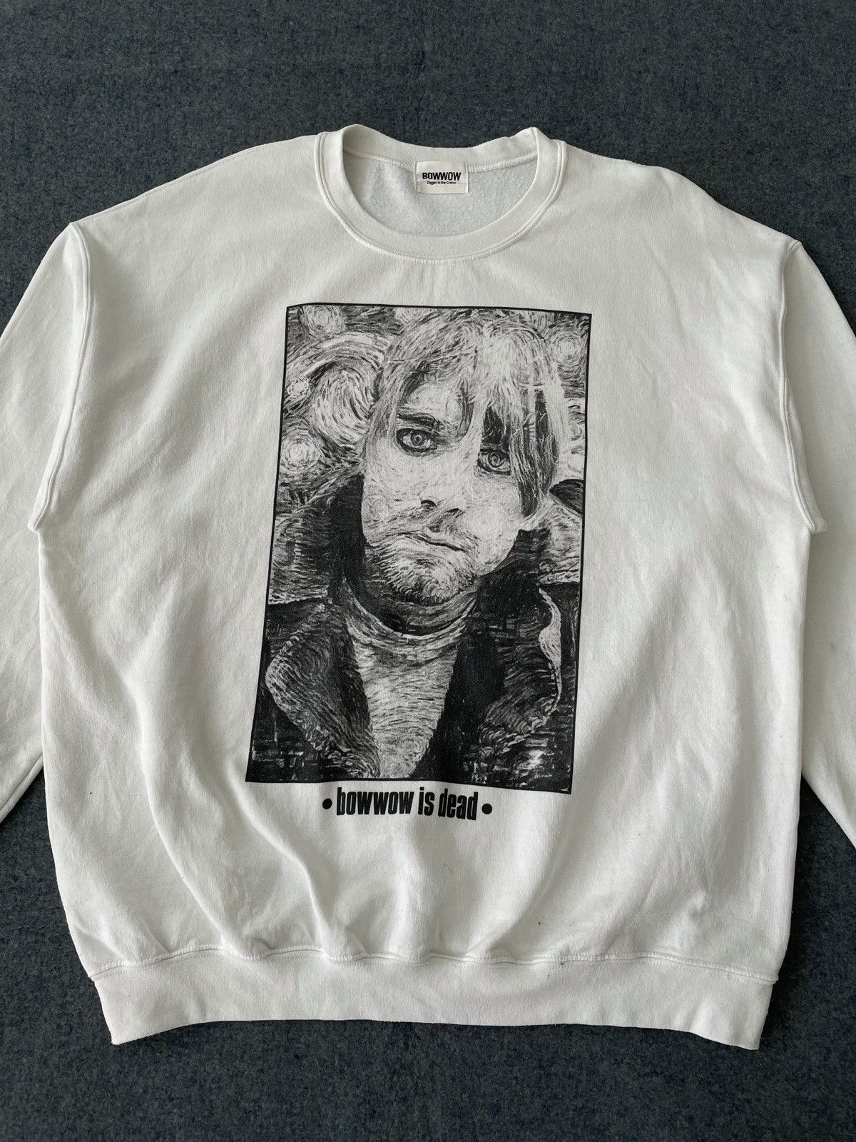Nirvana Bowwow Is Dead Kurt Kobain Crewneck Sweatshirt Size US L / EU 52-54 / 3 - 2 Thumbnail
