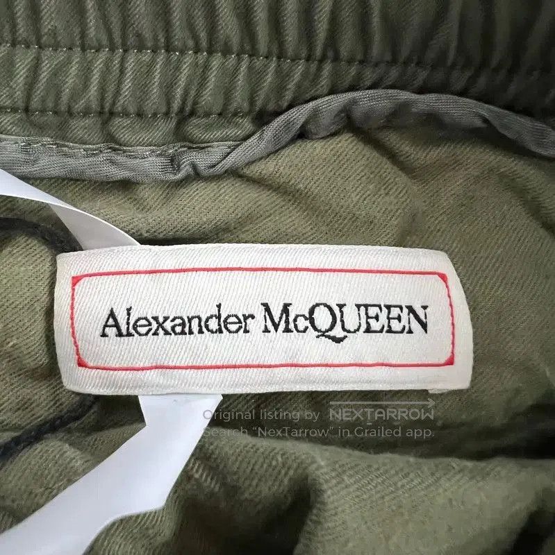 Alexander McQueen Alexander McQueen Summer Green Cotton Casual Pants . Size US 32 / EU 48 - 3 Thumbnail