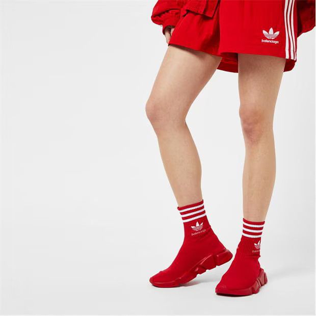 Balenciaga o1g2r1mq0924 Trainers in Red & White Size US 5 / IT 35 - 5 Thumbnail
