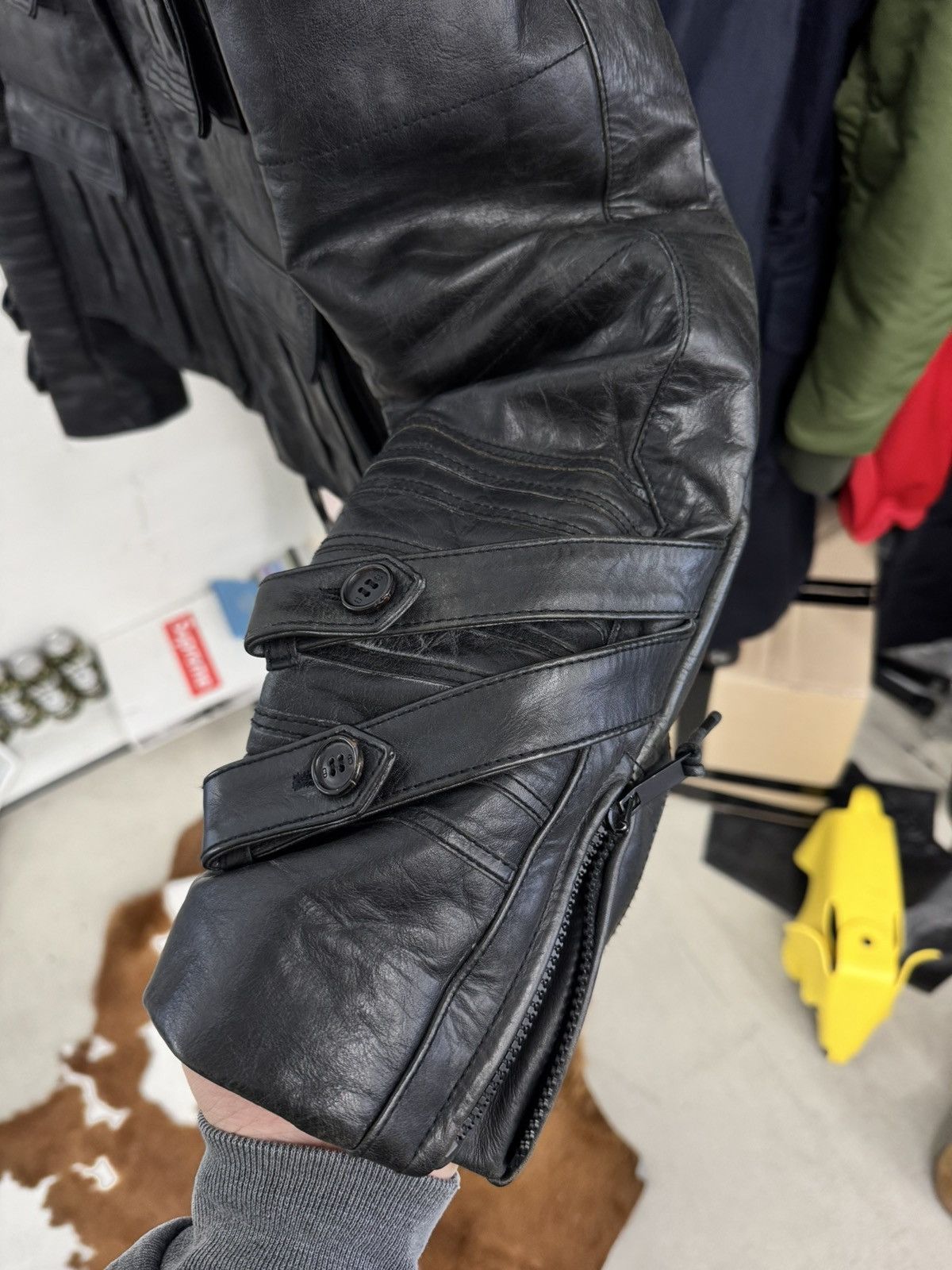 Dior Diorhomme luster Leather M-65 napoleon jacket Size US M / EU 48-50 / 2 - 5 Thumbnail