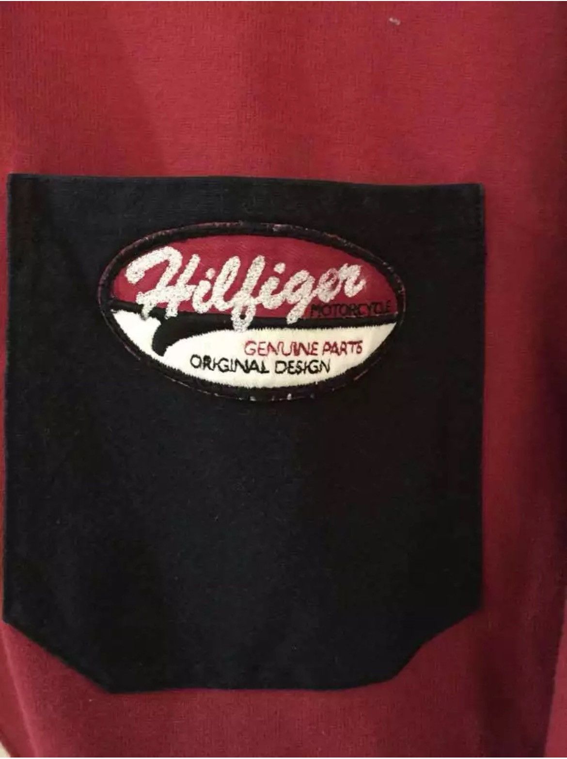 Tommy Hilfiger Vintage Tommy Hilfiger 90’s Motorcycle Ugly Big Logo BackHit Size US S / EU 44-46 / 1 - 3 Thumbnail