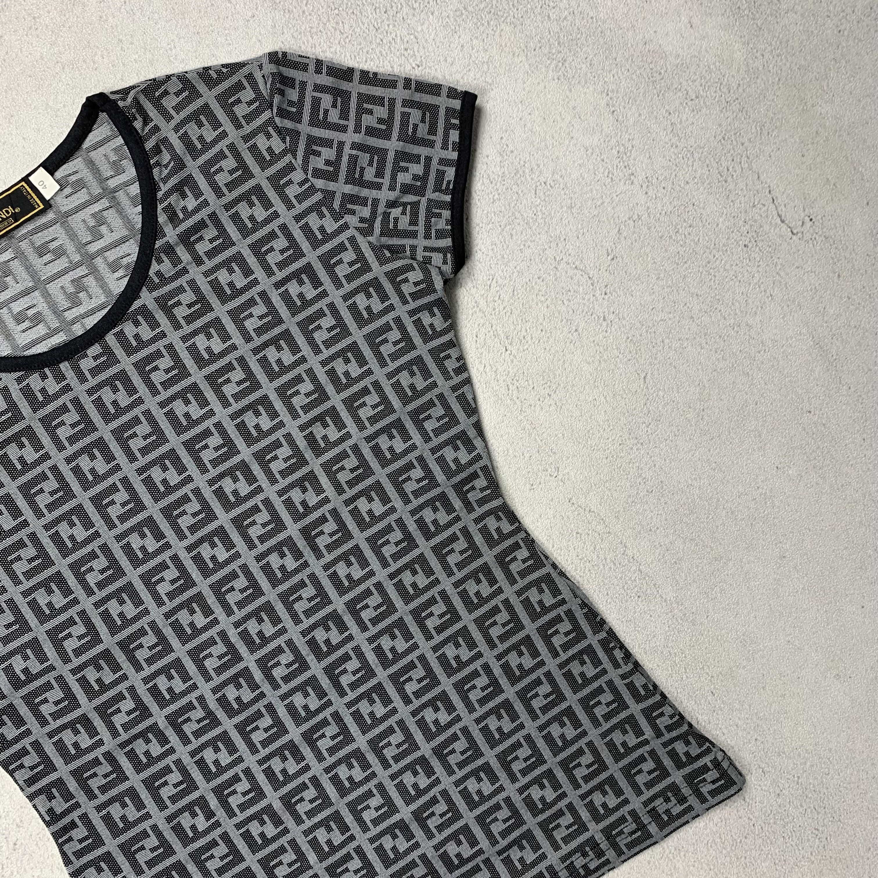 Fendi Vintage Fendi Monogram Top Size S / US 4 / IT 40 - 2 Thumbnail