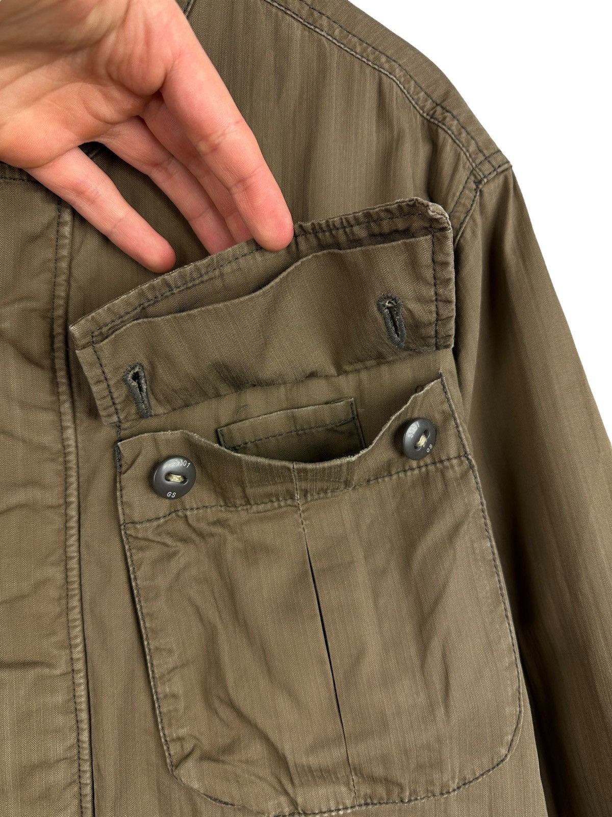 G-Star × Vintage Vintage G-Star Navigator Delta Overshirt Military Jacket Size US XL / EU 56 / 4 - 4 Thumbnail